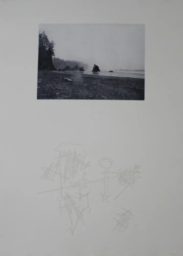 シルクスクリーン Roth - Strand / Beach