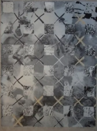 シルクスクリーン Rouan  - La peau du Ciel 2