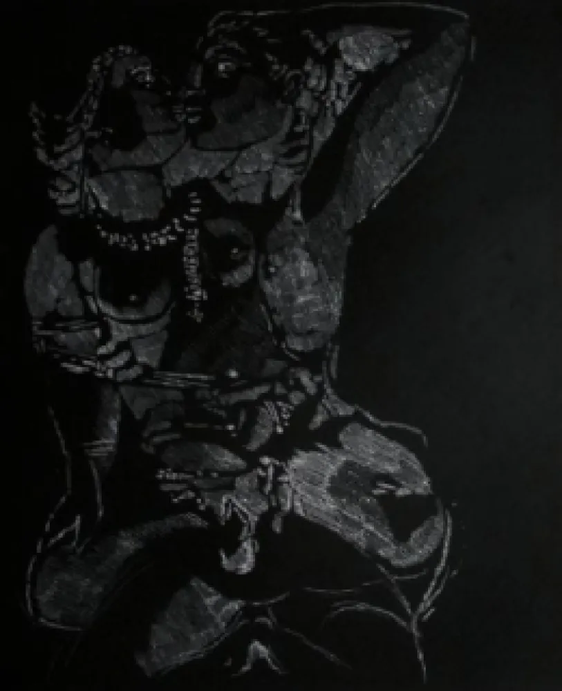 エッチングと　アクチアント Rouan  - Sans Titre