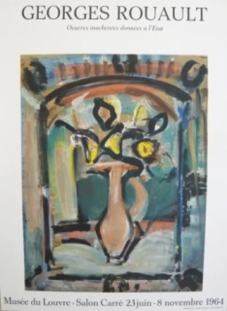 掲示 Rouault - Affiche Musée du Louvre 