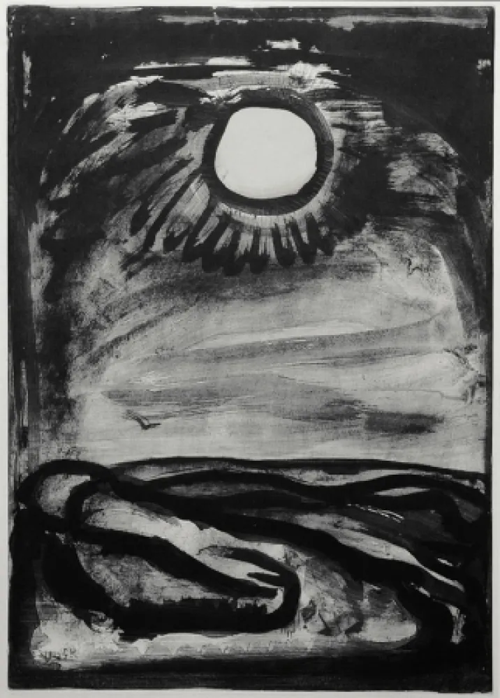 アクチアント Rouault - Chantz Matines (plate 29 from Miserere)
