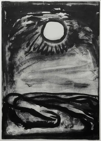 アクチアント Rouault - Chantz Matines (plate 29 from Miserere)