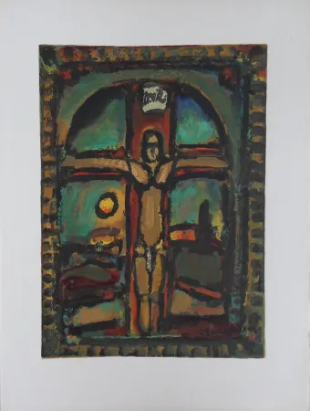 木版 Rouault - Crucifixion
