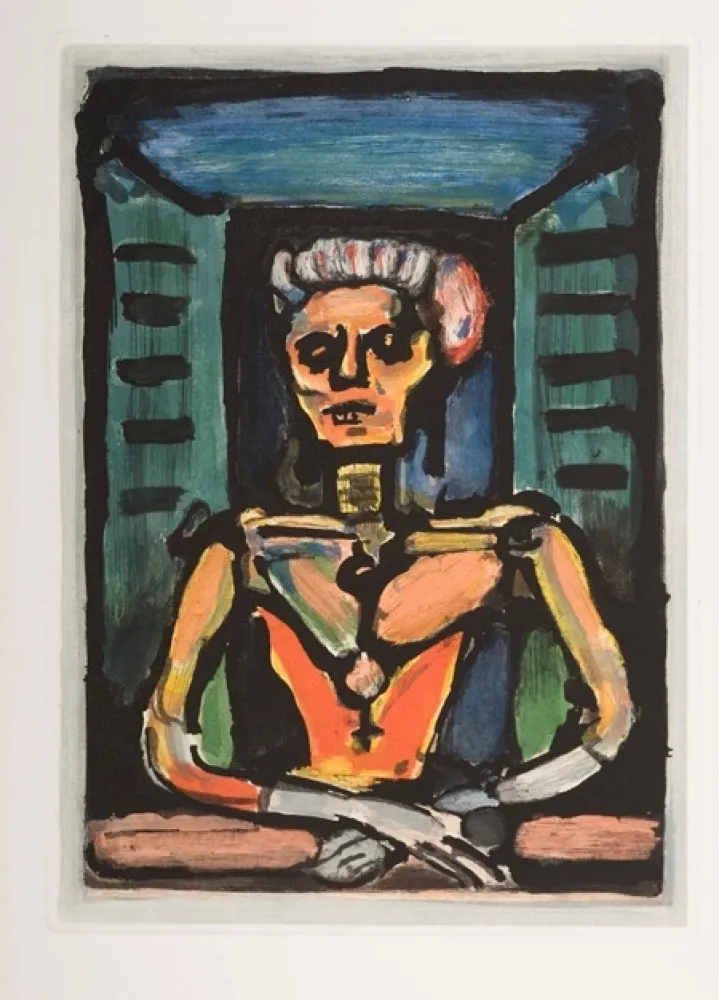 アクチアント Rouault - Fière, autant qu' un vivant, da sa noble stature...