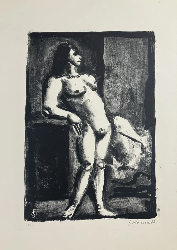 リトグラフ Rouault - Fille, 1926