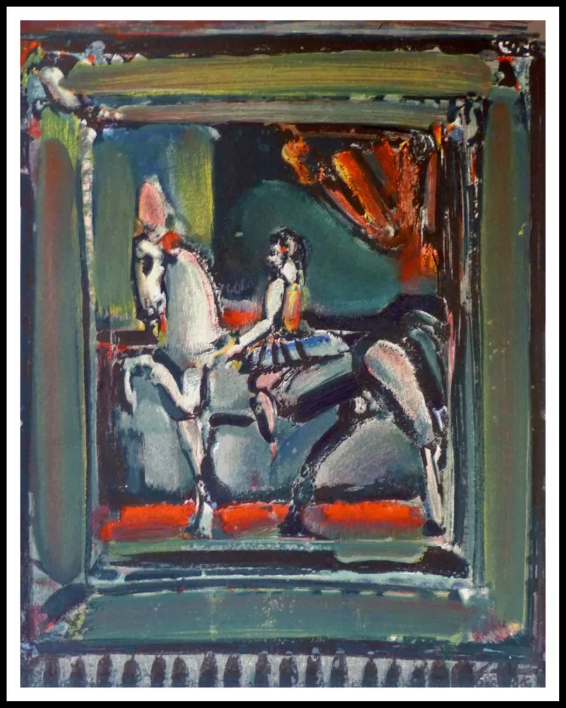 リトグラフ Rouault - L'écuyère