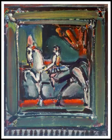 リトグラフ Rouault - L'écuyère