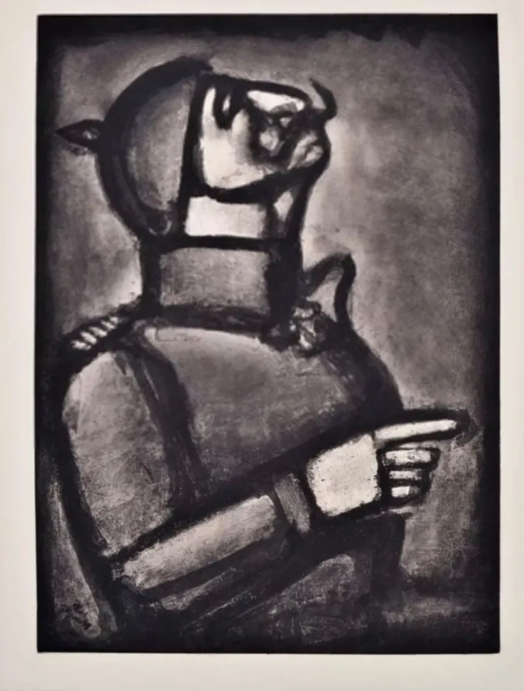 彫版 Rouault - Miser W. 156