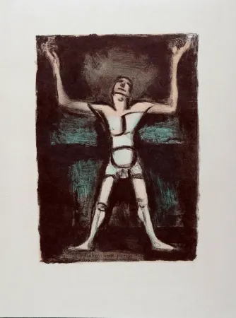 リトグラフ Rouault - Notre Dame