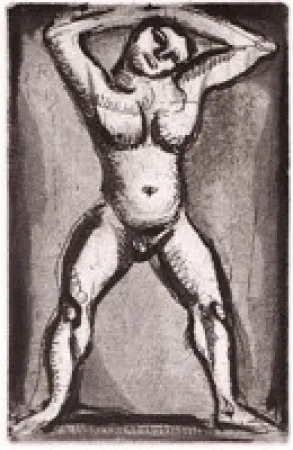 エッチングと　アクチアント Rouault - Rouault:  oeuvre gravé (catalogue raisonné) [with an original etching] 