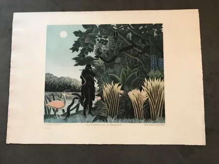 彫版 Rousseau - La charmeuse de serpents 