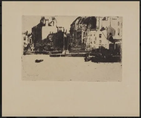 エッチング Roussel - Chelsea Palaces (black-and-white version)