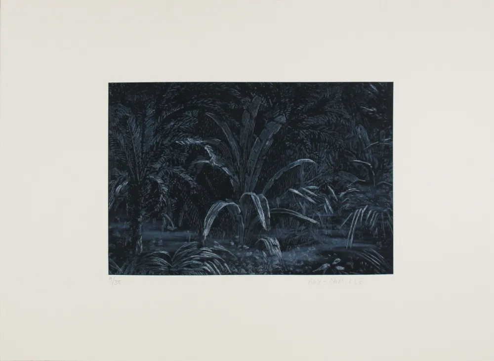 エッチング Roy-Camille - Le remplissage des blancs sur la carte