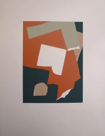 シルクスクリーン Rueda - Sin Título