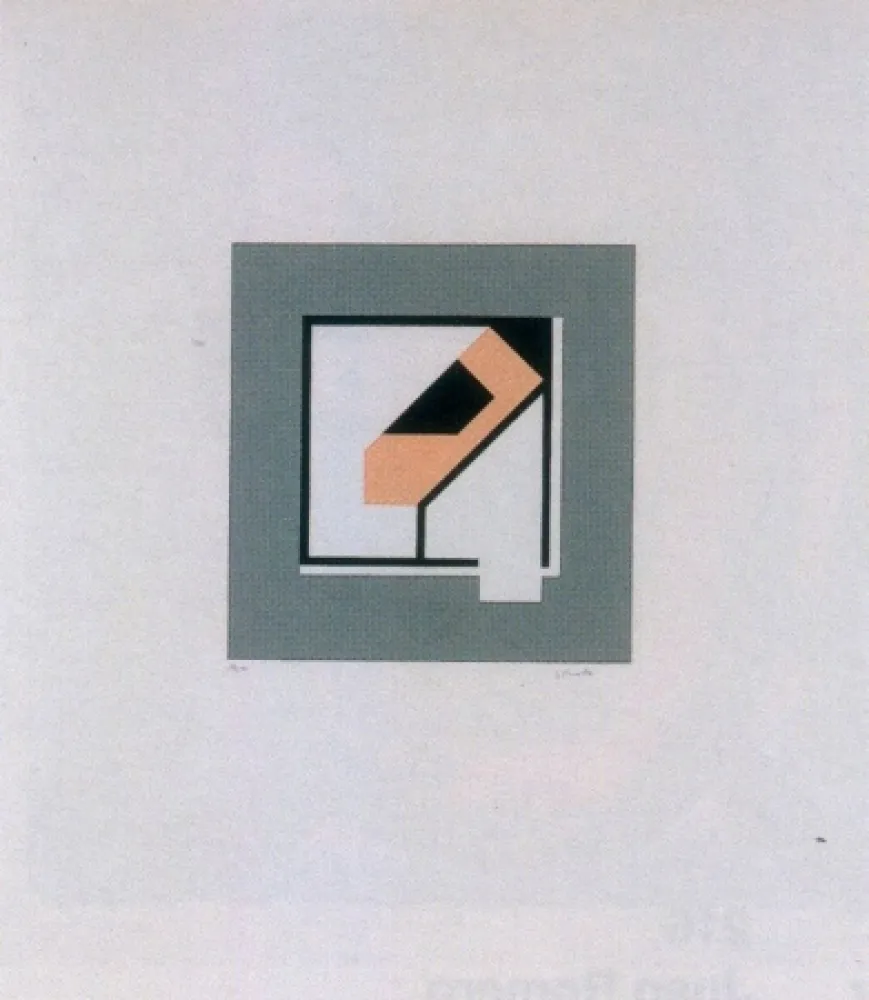 シルクスクリーン Rueda - Sin título