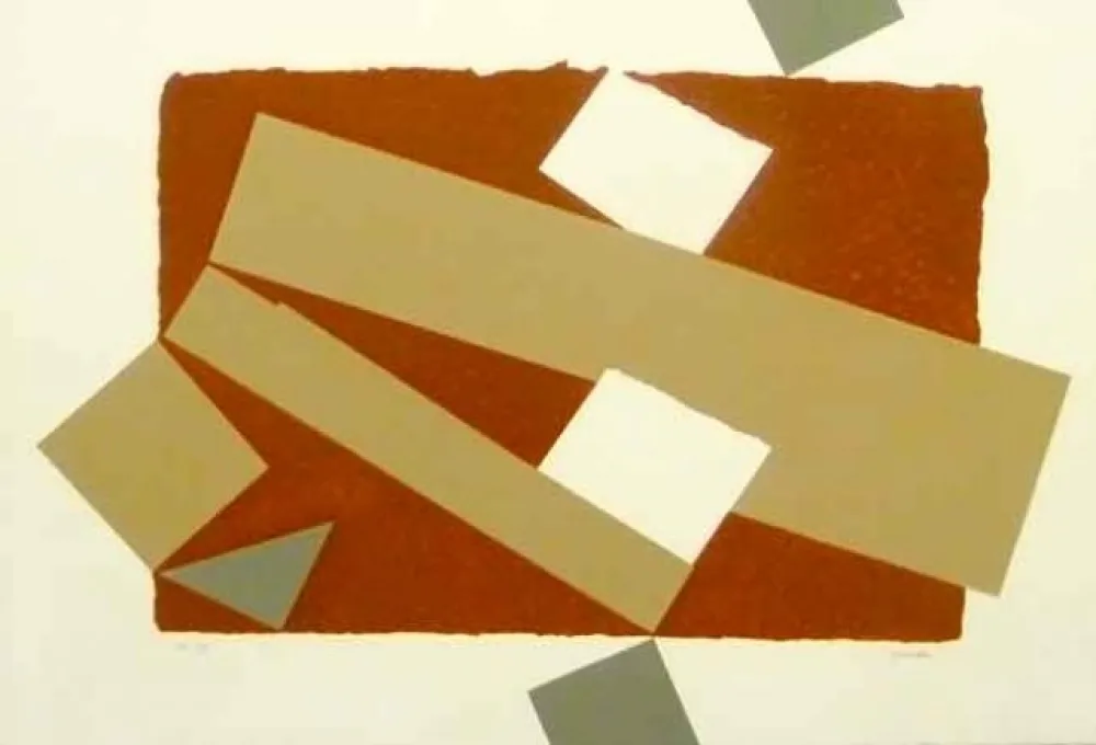 シルクスクリーン Rueda - Sin titulo