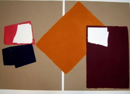 シルクスクリーン Rueda - Sin titulo