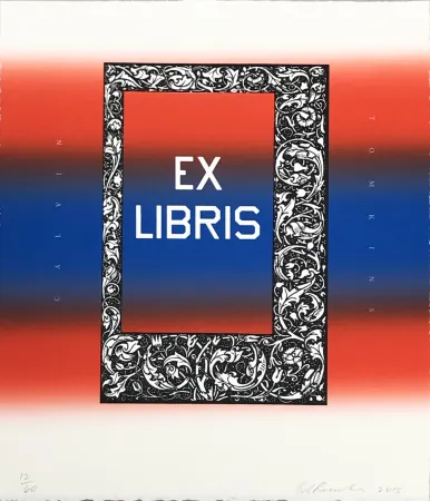 リトグラフ Ruscha - Ex Libris