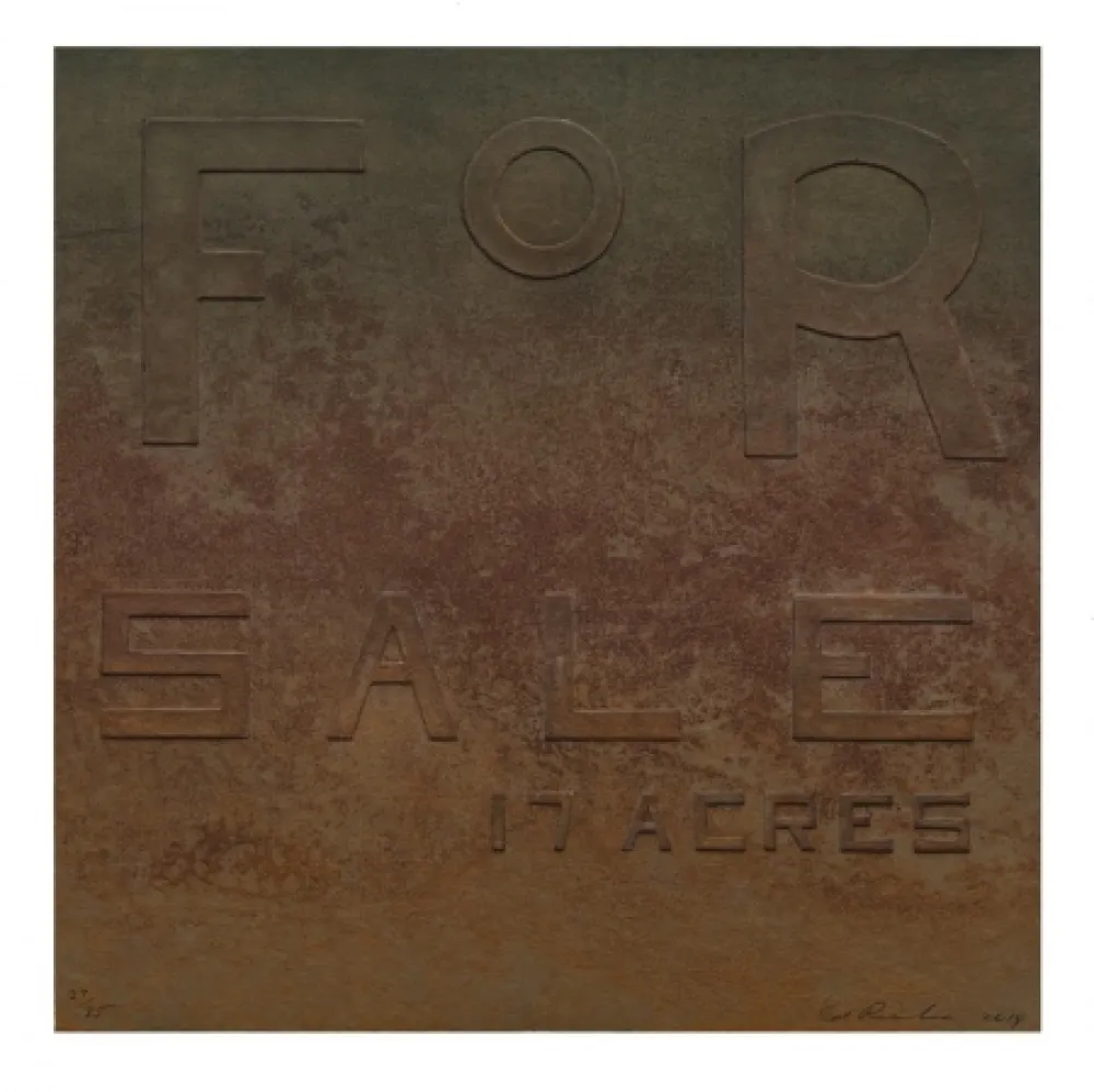 多数の Ruscha - For Sale 17 Acres, from Rusty Signs