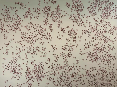 シルクスクリーン Ruscha - Red Ants from the Insects Portfolio