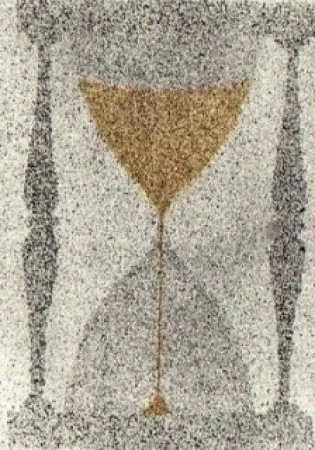 エッチングと　アクチアント Ruscha - Reloj de arena 