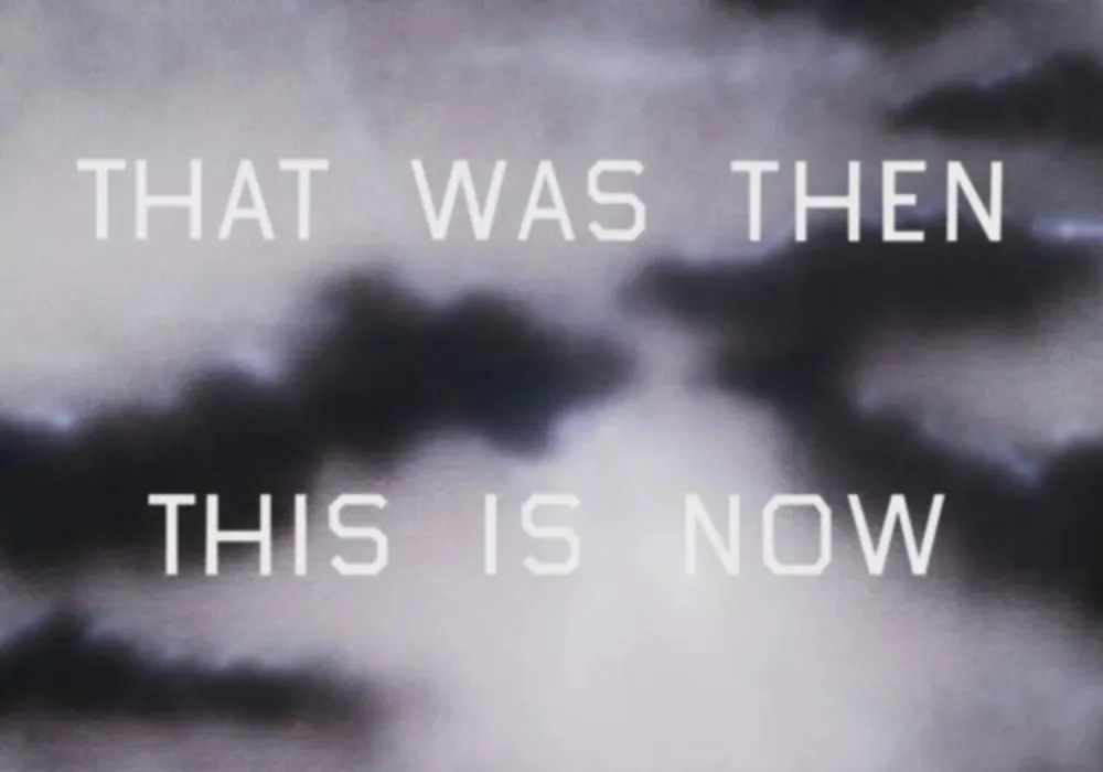 リトグラフ Ruscha - That Was Then, This Is Now