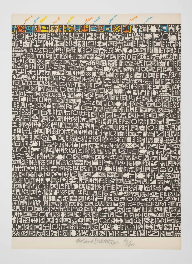 リトグラフ Sabatier - Sans titre.