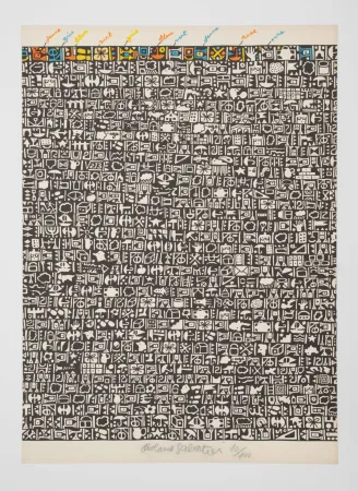 リトグラフ Sabatier - Sans titre.