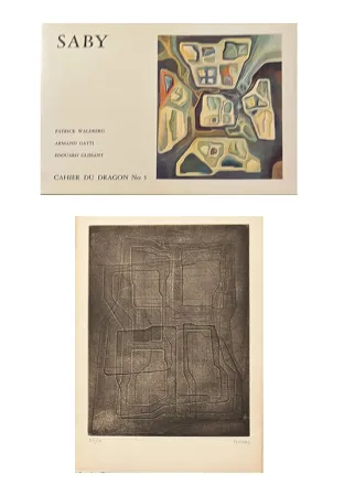 挿絵入り本 Saby - Catalogue avec gravure originale signée