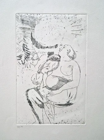 エッチング Saetti - Maternità