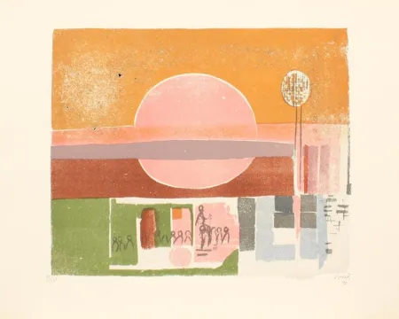 リトグラフ Saetti - SEI MURI DI SAETTI