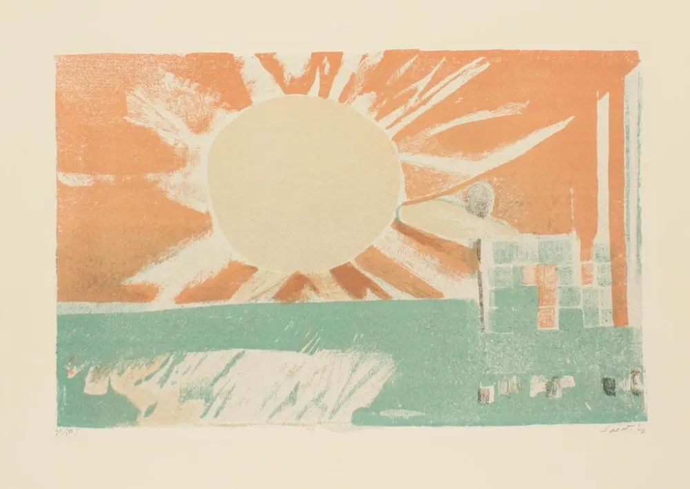 リトグラフ Saetti - SEI MURI DI SAETTI