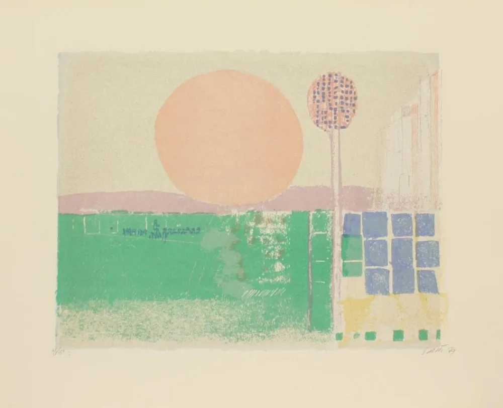 リトグラフ Saetti - SEI MURI DI SAETTI