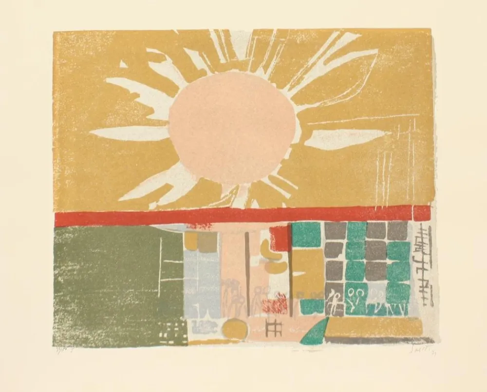 リトグラフ Saetti - SEI MURI DI SAETTI