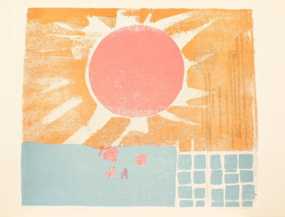 リトグラフ Saetti - SEI MURI DI SAETTI