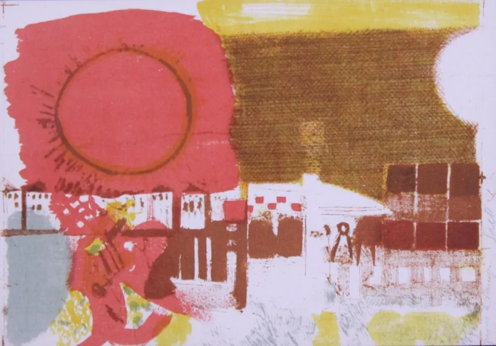 リトグラフ Saetti - SENZA TITOLO