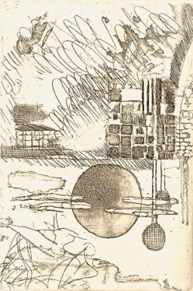 挿絵入り本 Saetti - Trentatre poesie