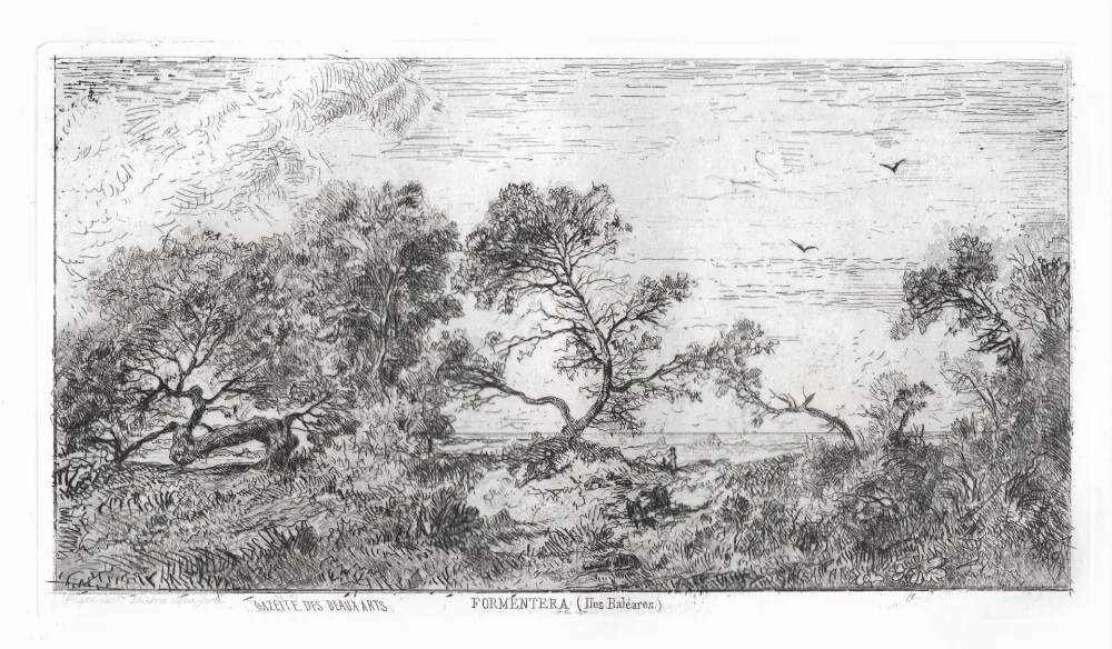 彫版 Saint-Etienne (De) - Souvenir des Îles Baléares. Formentera.