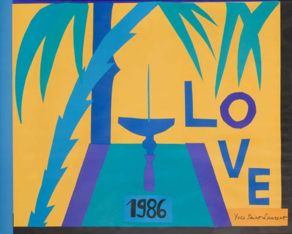 オフセット Saint Laurent - LOVE 1986