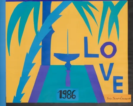 オフセット Saint Laurent - LOVE 1986