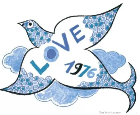 技術的なありません Saint Laurent - YVES SAINT LAURENT LOVE 1976