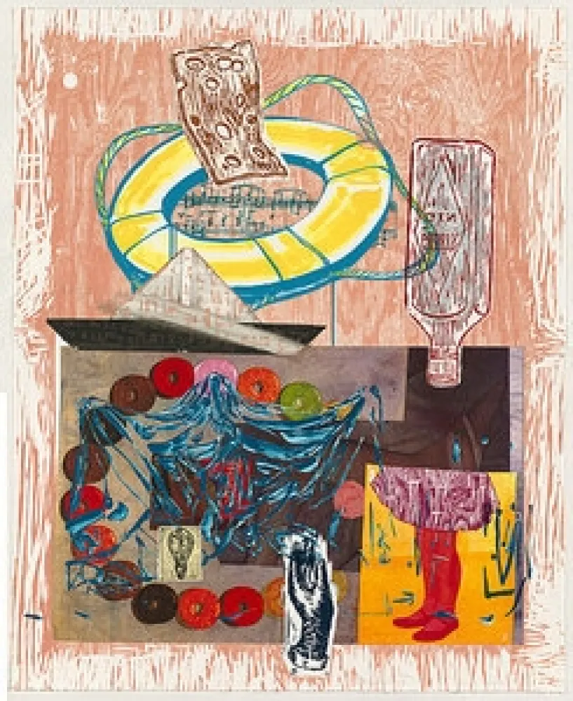 リトグラフ Salle - Up and down