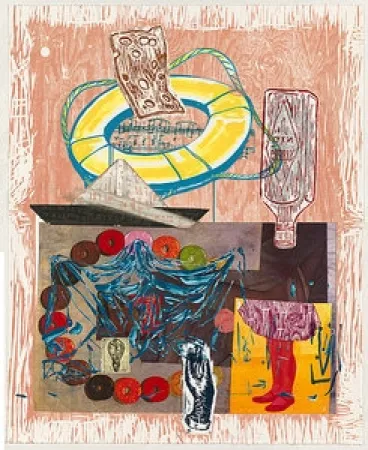 リトグラフ Salle - Up and down