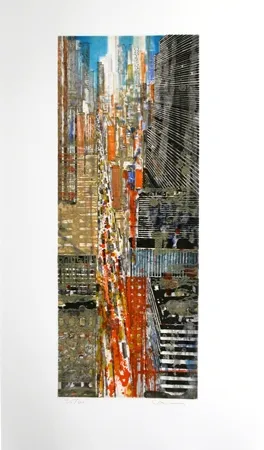 エッチングと　アクチアント Salzmann - New York 5ème Avenue.