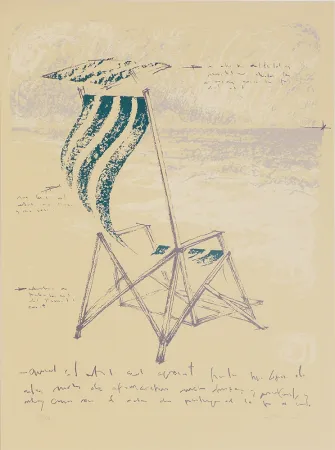 シルクスクリーン Sampol - Sin Título