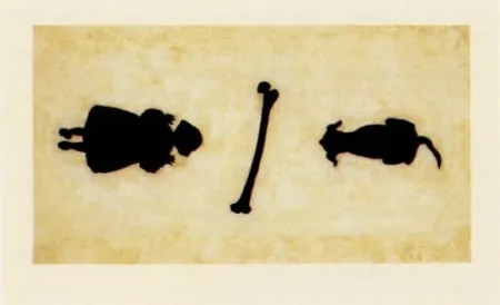 彫版 Santibañez - La niña y el perro