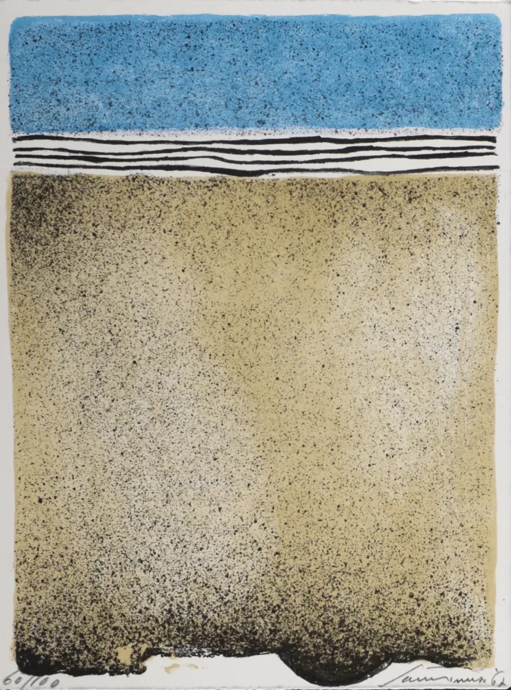 リトグラフ Santomaso - Abstract Composition, 1967 - Hand-signed!