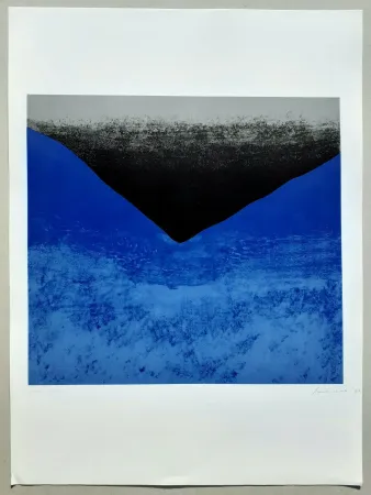 リトグラフ Santomaso - Composizione