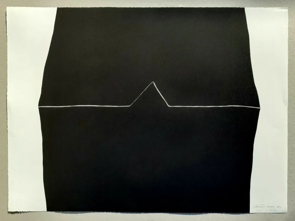 リトグラフ Santomaso - Composizione