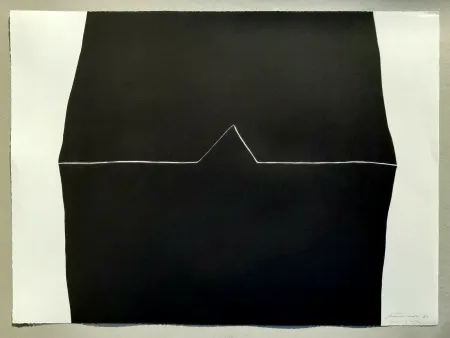 リトグラフ Santomaso - Composizione